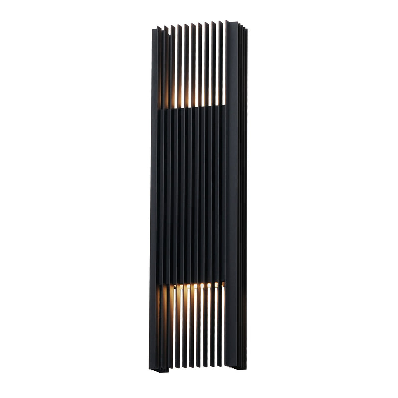 ET2 E30118-BK LED Outdoor Wall Sconce, Black