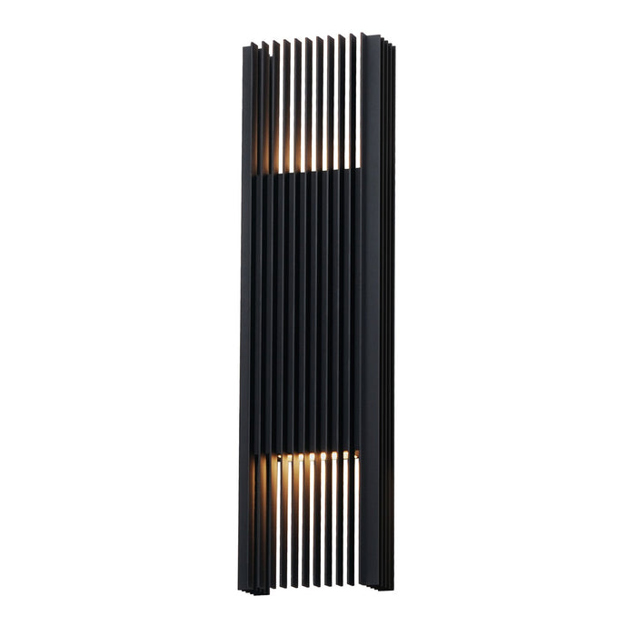 ET2 E30118-BK LED Outdoor Wall Sconce, Black