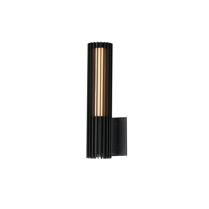 ET2 E30314-BK LED Outdoor Wall Sconce, Black