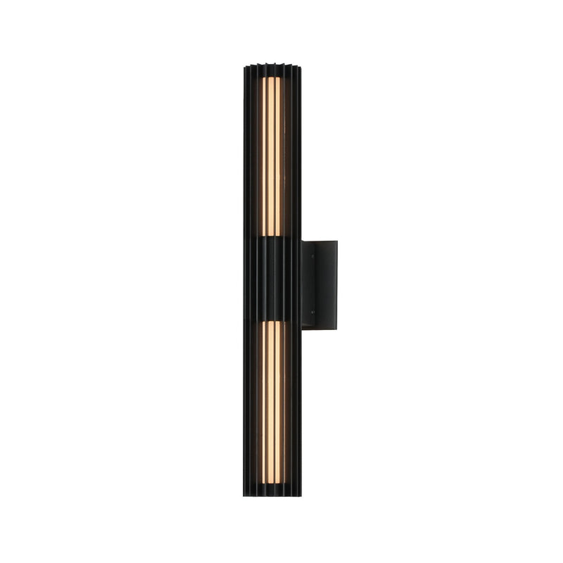 ET2 E30316-BK LED Outdoor Wall Sconce, Black