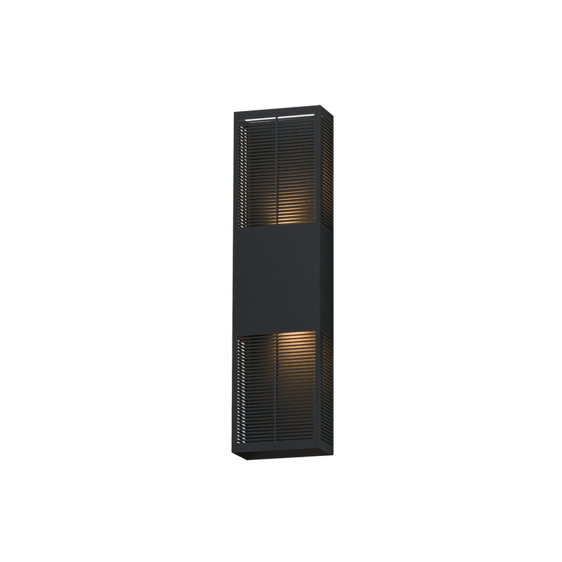 ET2 E30394-BK LED Outdoor Wall Sconce, Black