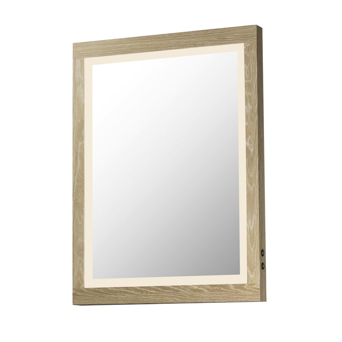 ET2 E42052-OK LED Mirror, Oak