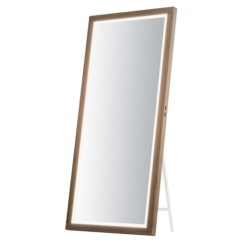 ET2 E42057-OK LED Mirror, Oak