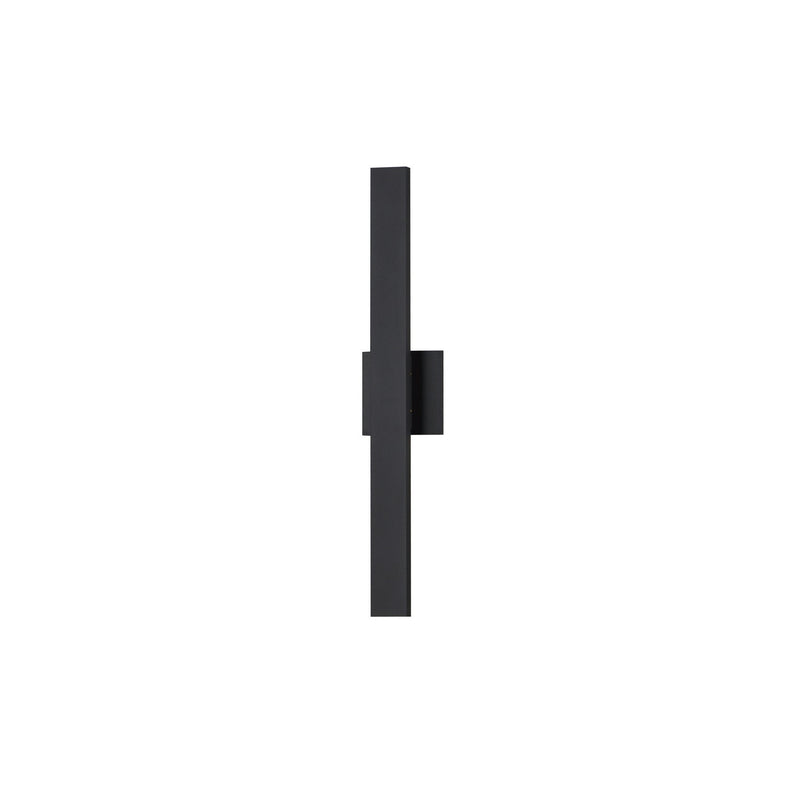 ET2 E42342-BK LED Outdoor Wall Sconce, Black