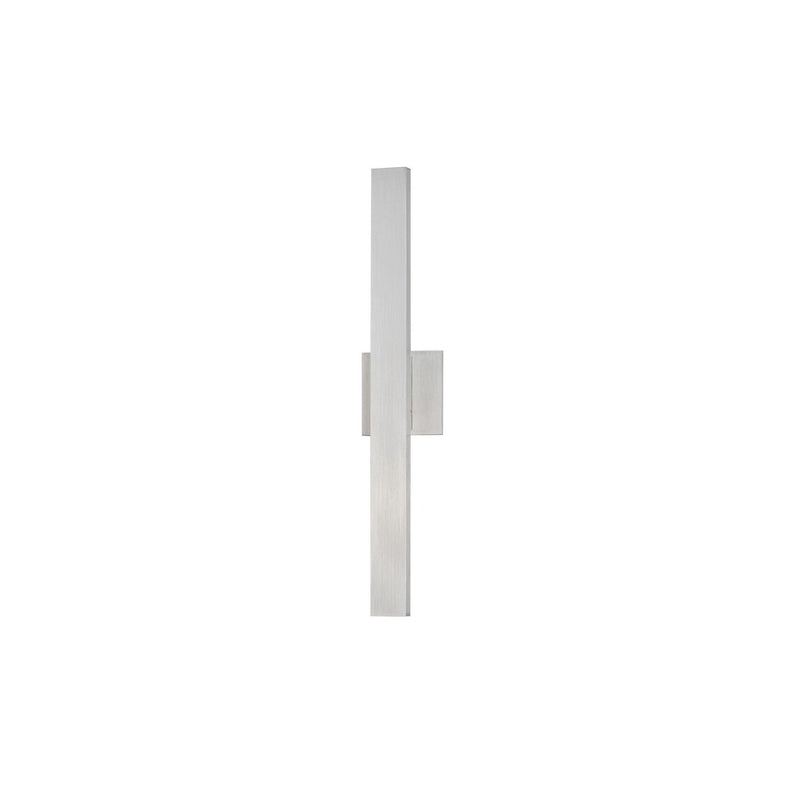ET2 E42342-SA LED Outdoor Wall Sconce, Satin Aluminum