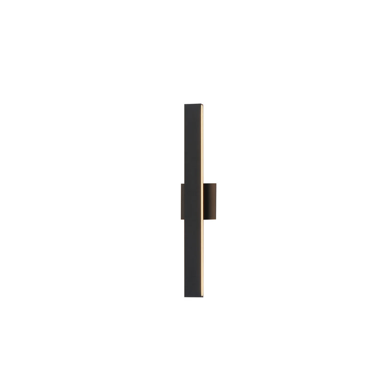 ET2 E42362-BK LED Outdoor Wall Sconce, Black