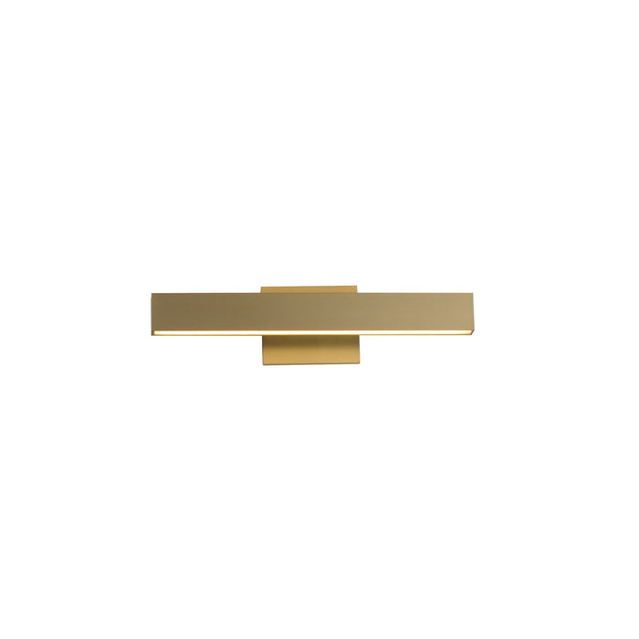 ET2 E42661-SBR LED Bath Vanity, Satin Brass