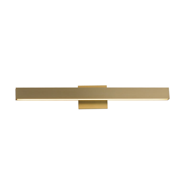 ET2 E42663-SBR LED Bath Vanity, Satin Brass