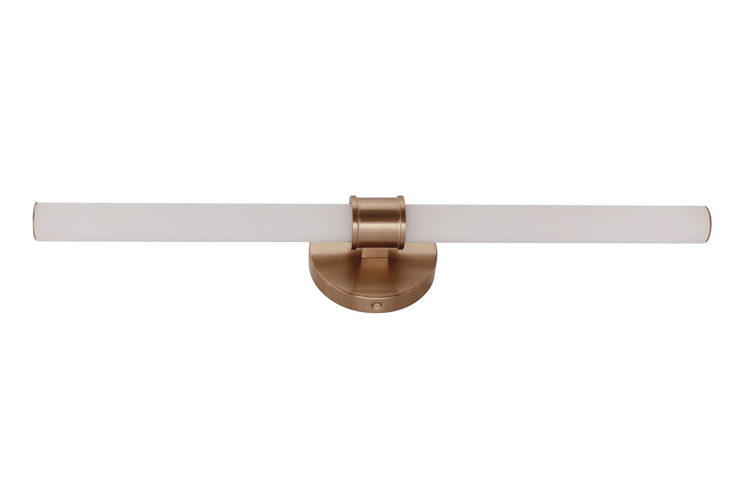 Craftmade 20124SB-LED LED Vanity, Satin Brass