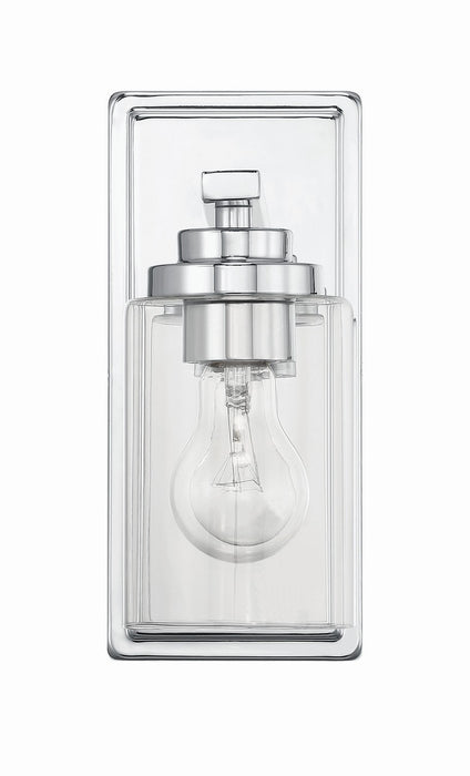 Craftmade 20404CH1 One Light Wall Sconce, Chrome