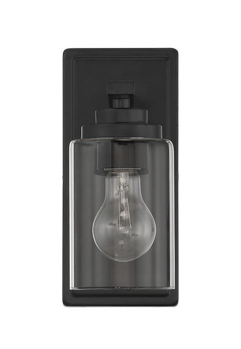 Craftmade 20404FB1 One Light Wall Sconce, Flat Black