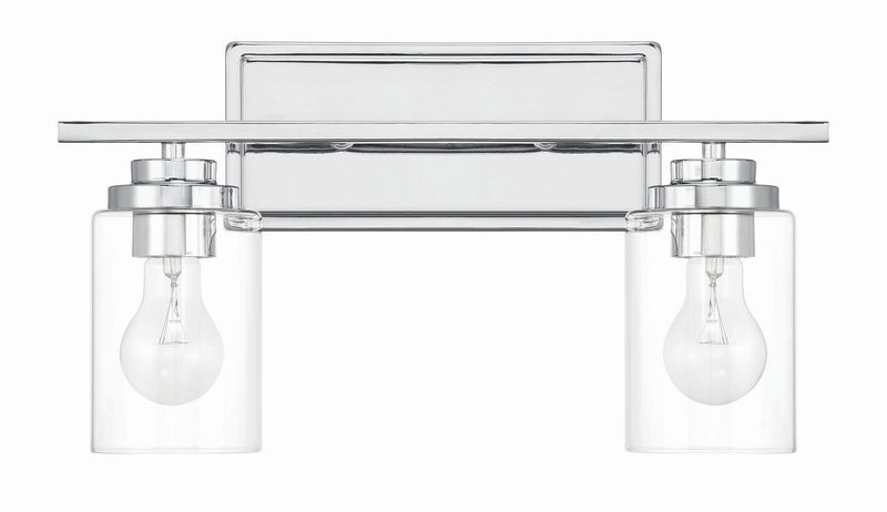Craftmade 20417CH2 Two Light Vanity, Chrome
