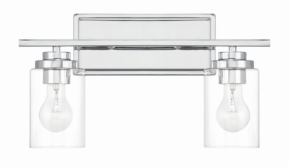 Craftmade 20417CH2 Two Light Vanity, Chrome