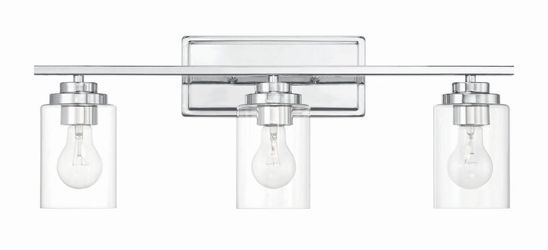 Craftmade 20425CH3 Three Light Vanity, Chrome