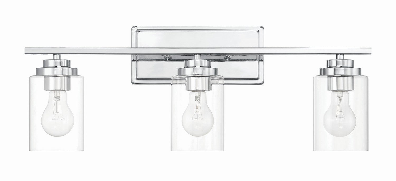 Craftmade 20425CH3 Three Light Vanity, Chrome
