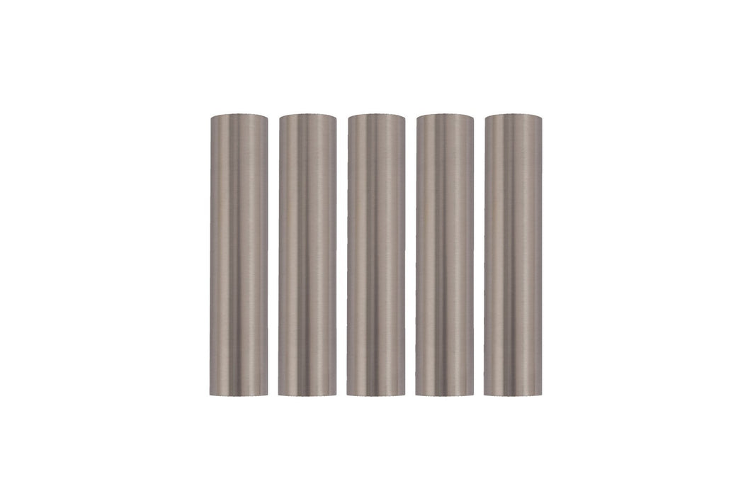 Craftmade 529-SC3-BNK Candle Covers, Brushed Polished Nickel