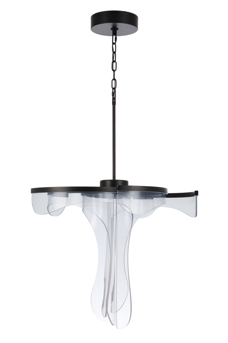Craftmade 59695-FB-LED LED Pendant, Flat Black