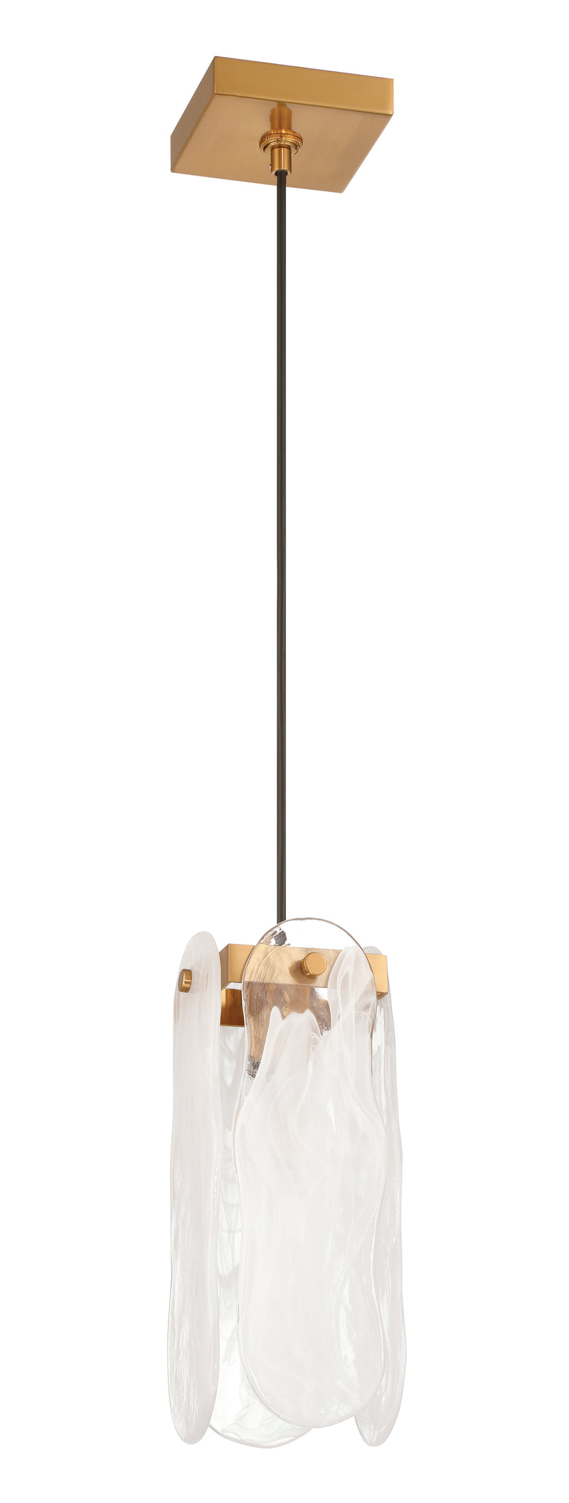 Craftmade 59991-SB One Light Pendant, Satin Brass