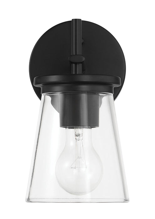 Craftmade 60401-FB One Light Wall Sconce, Flat Black