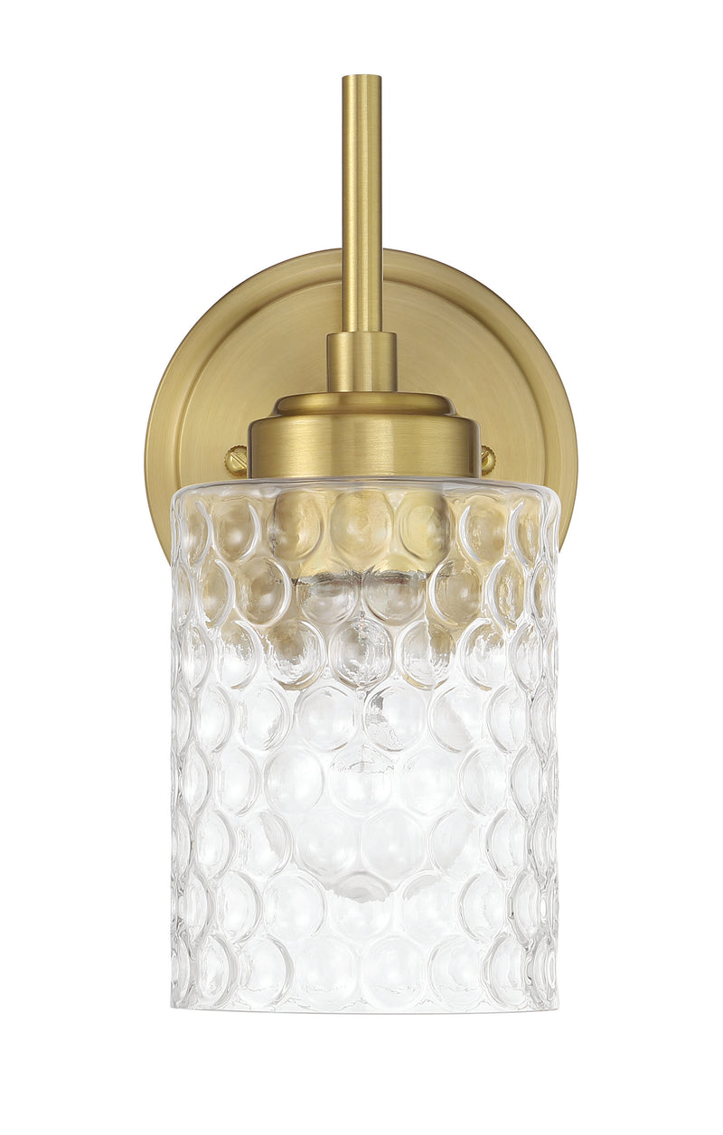 Craftmade 60501-SB One Light Wall Sconce, Satin Brass