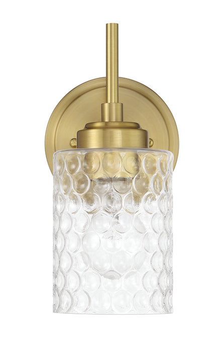 Craftmade 60501-SB One Light Wall Sconce, Satin Brass