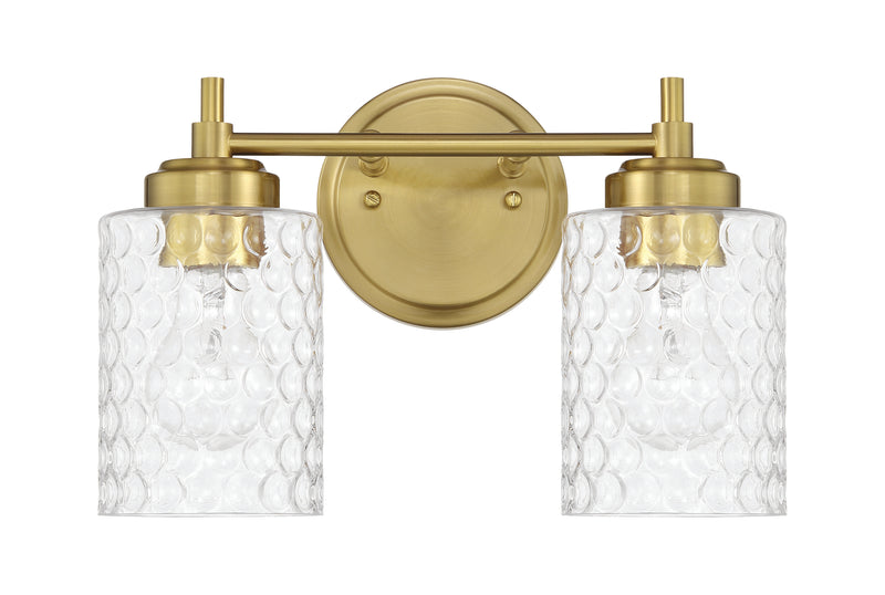 Craftmade 60502-SB Two Light Vanity, Satin Brass