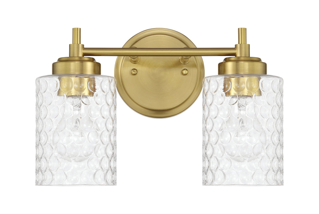 Craftmade 60502-SB Two Light Vanity, Satin Brass