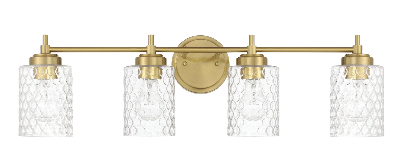 Craftmade 60504-SB Four Light Vanity, Satin Brass