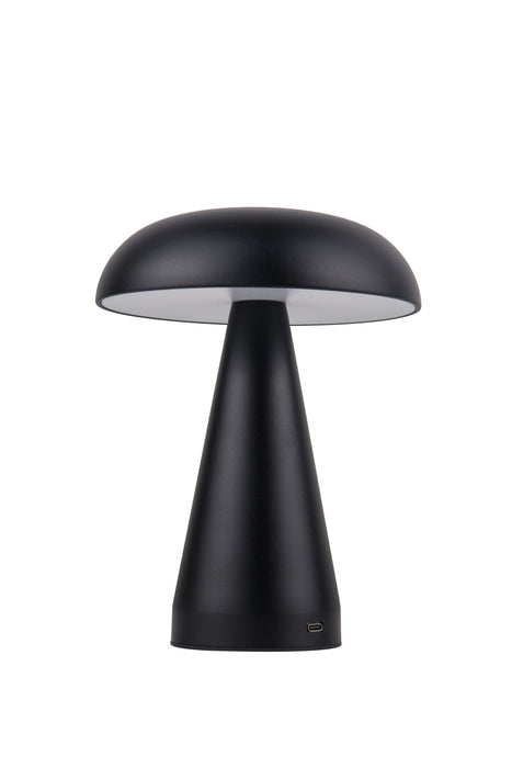 Craftmade 86292FB-TR LED Rechargeable Lamp, Flat Black