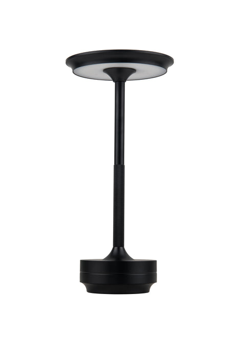 Craftmade 86294FB-TR LED Rechargeable Lamp, Flat Black
