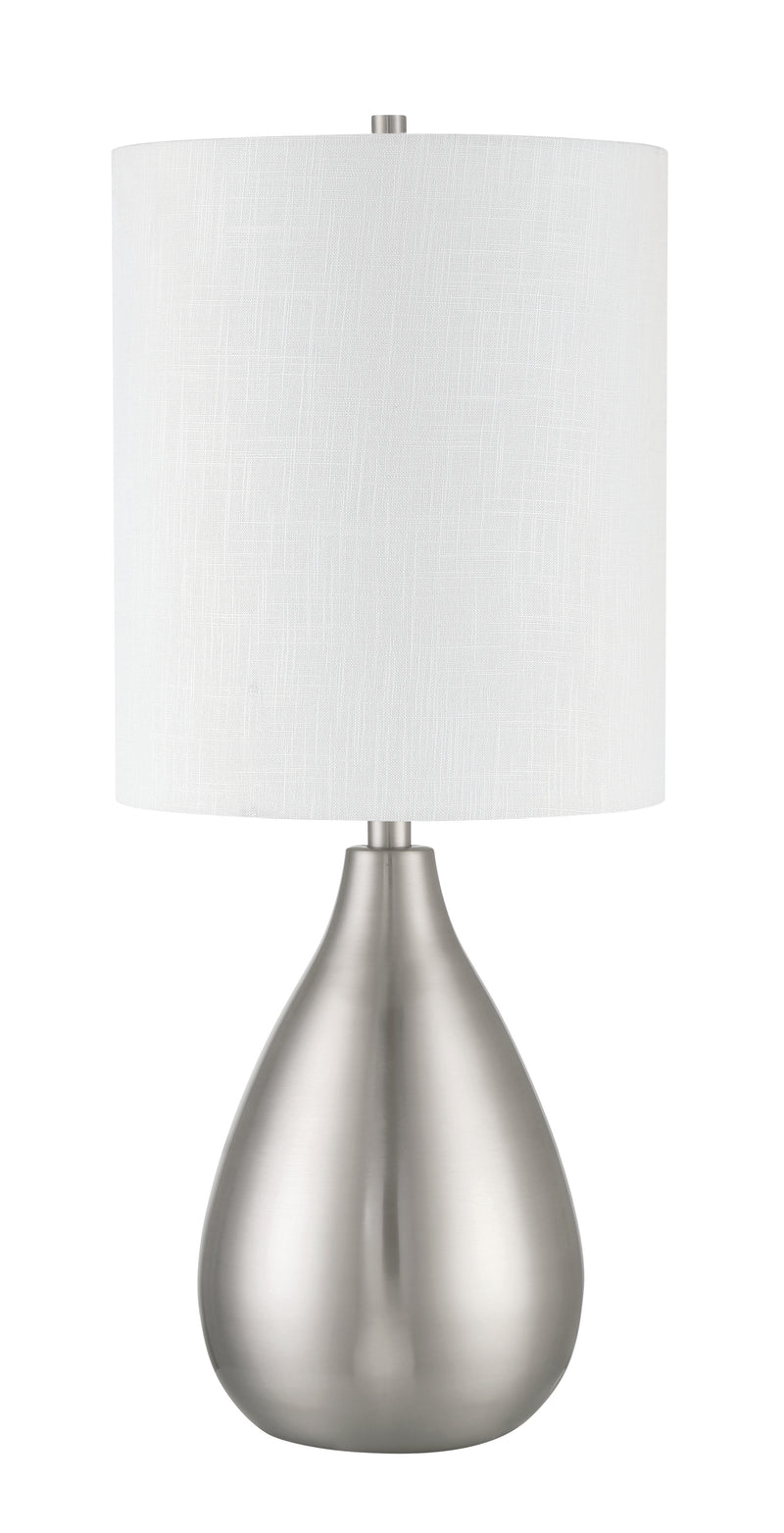 Craftmade 87004BNK-T One Light Table Lamp, Brushed Polished Nickel
