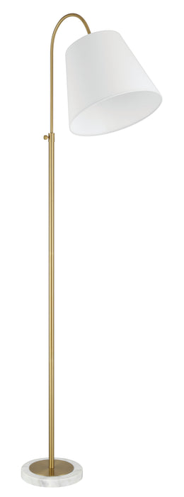 Craftmade 87006SB-F One Light Floor Lamp, Satin Brass