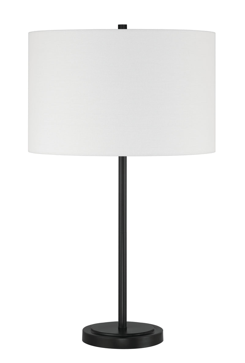 Craftmade 87009FB-T One Light Table Lamp, Flat Black