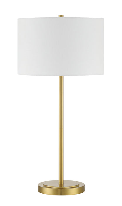 Craftmade 87009SB-T One Light Table Lamp, Satin Brass