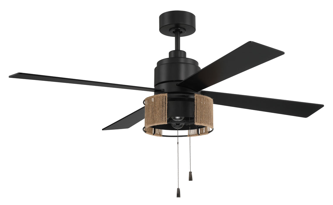 Craftmade KNS52FB4 52"Ceiling Fan, Flat Black