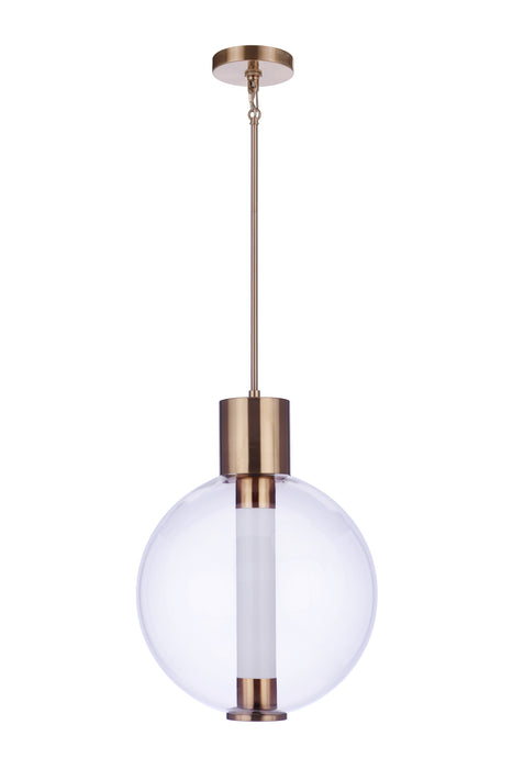 Craftmade P995SB-LED LED Pendant, Satin Brass