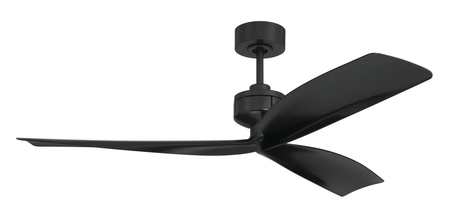 Craftmade RFK52FB3 52"Ceiling Fan, Flat Black