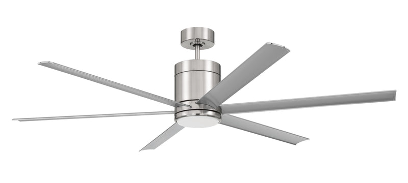 Craftmade TTE65BNK6 65"Ceiling Fan, Brushed Polished Nickel
