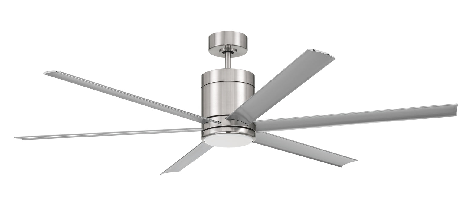 Craftmade TTE65BNK6 65"Ceiling Fan, Brushed Polished Nickel