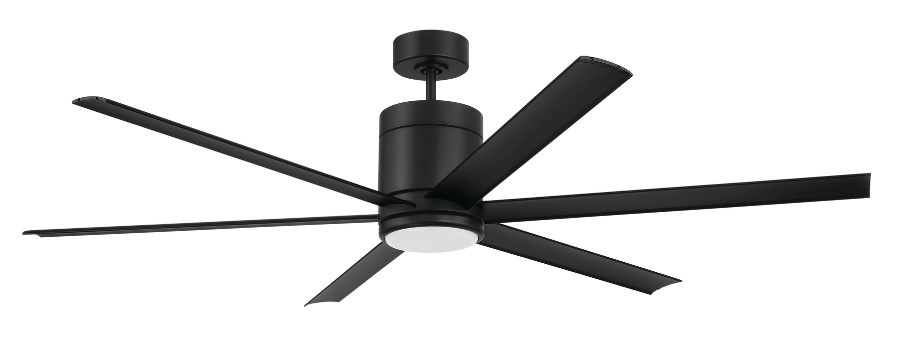 Craftmade TTE65FB6 65"Ceiling Fan, Flat Black