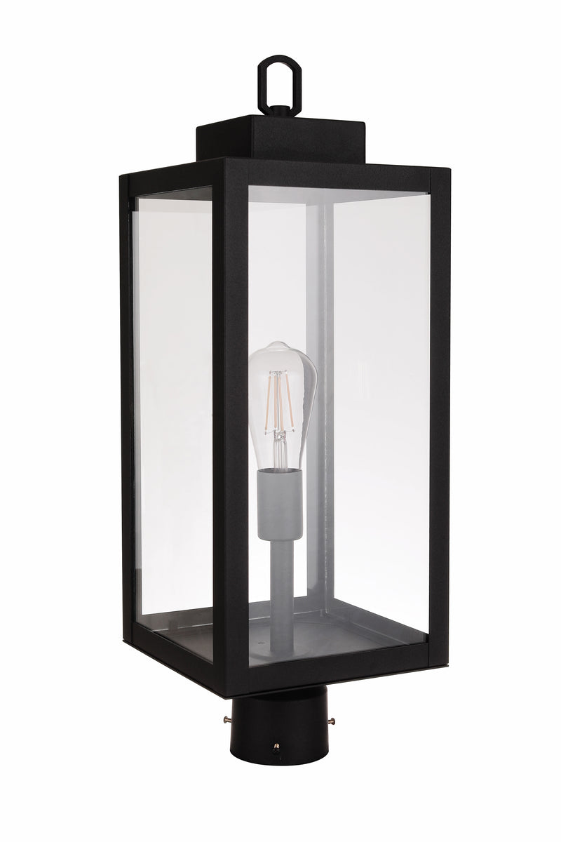 Craftmade ZA6825-TB One Light Outdoor Post Mount, Textured Black