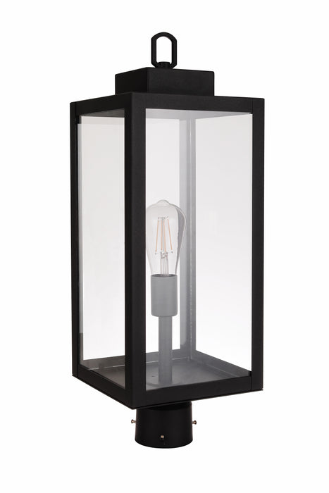 Craftmade ZA6825-TB One Light Outdoor Post Mount, Textured Black