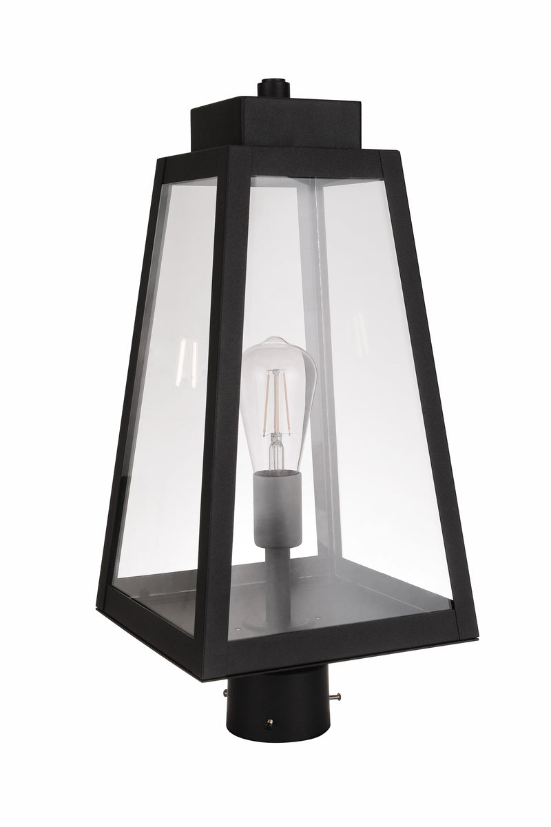 Craftmade ZA6925-TB One Light Outdoor Post Mount, Textured Black