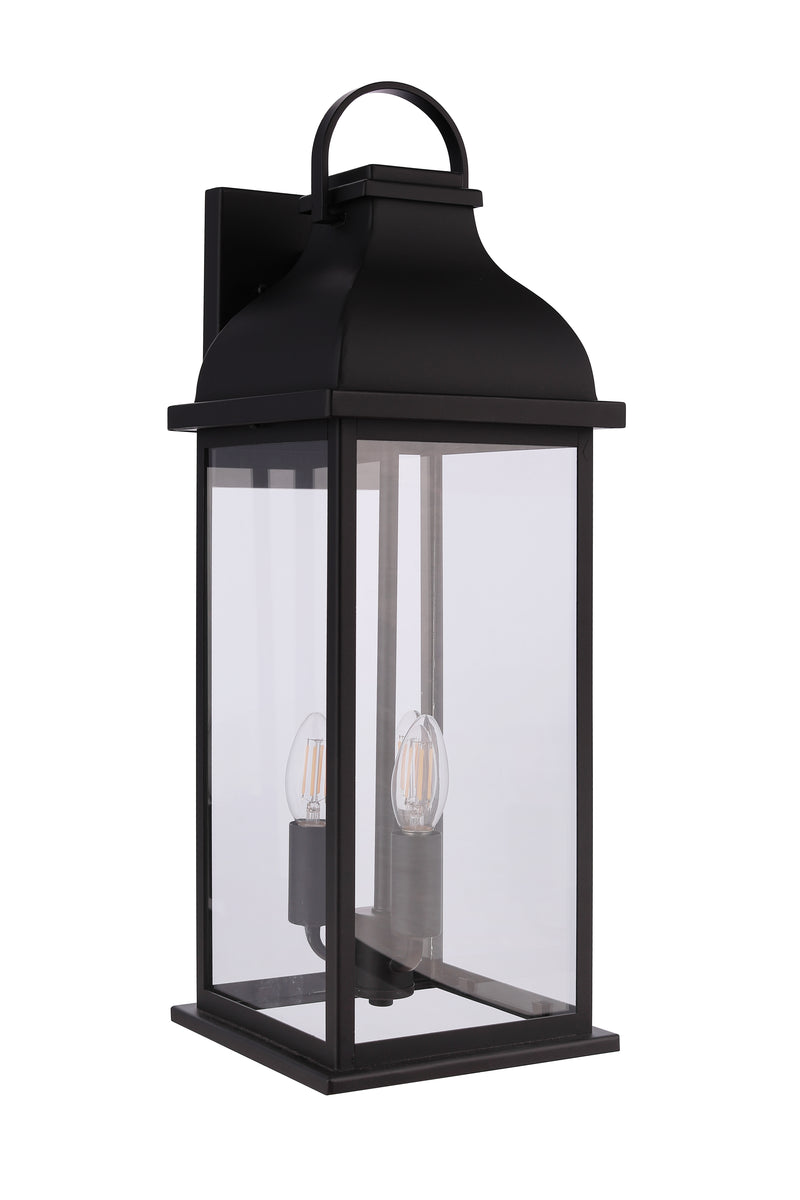 Craftmade ZA7224-MN Three Light Outdoor Wall Lantern, Midnight