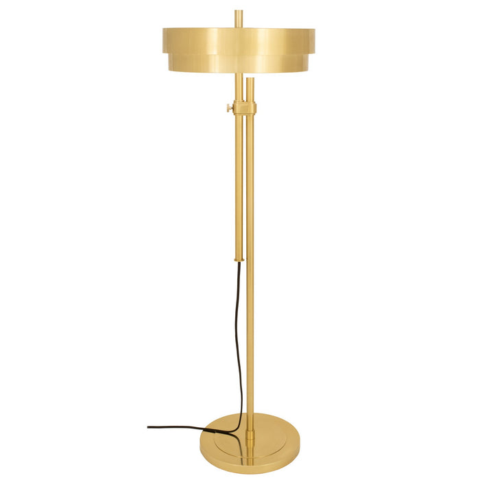 Robert Abbey 914 LED Floor Lamp, Modern Brass