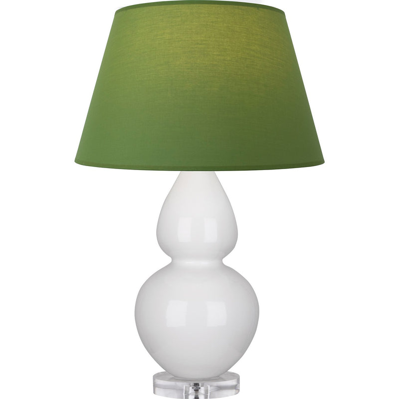 Robert Abbey A670G One Light Table Lamp, Lily Glazed Ceramic w/Lucite