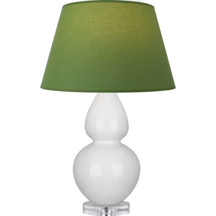 Robert Abbey A670G One Light Table Lamp, Lily Glazed Ceramic w/Lucite