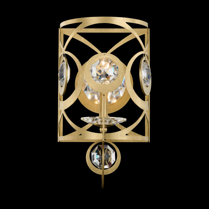 Schonbek S10501-44R One Light Wall Sconce, Heirloom Silver