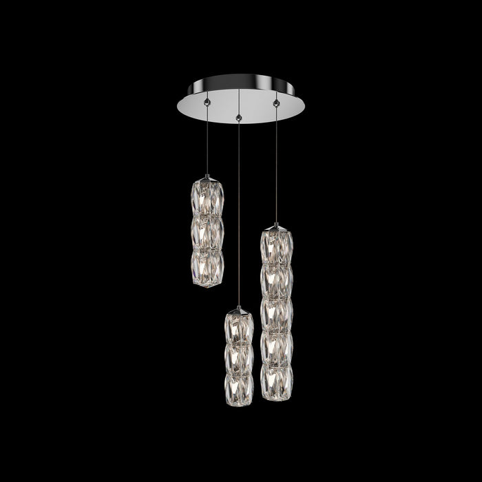Schonbek S26503-401R LED Pendant, Polished Stainless Steel