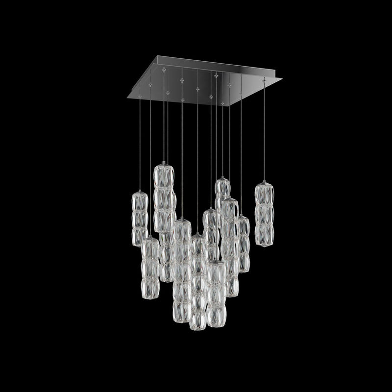 Schonbek S26513S-401R LED Pendant, Polished Stainless Steel